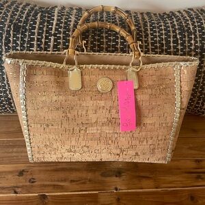 Lilly Pulitzer Cork Tote